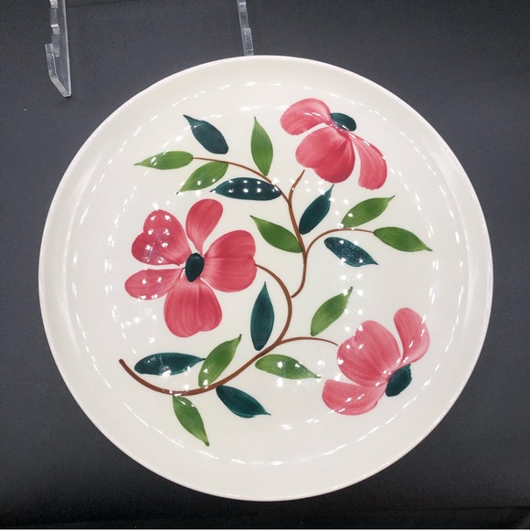 NEW Rio Stetson Dinner Plates Hand Painted Meadow Rose 10.25” - Picture 4 of 4
